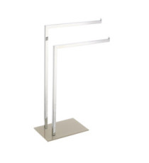 Piantana porta asciugamani - grigio tortora - King Collection Piantana porta asciugamani - grigio tortora - King Collection