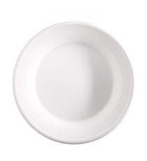 Piatto fondo monouso - rotondo - 680 ml - canna da zucchero - bianco - Signor Bio - conf. 50 pezzi Piatto fondo monouso - rotondo - 680 ml - canna da zucchero - bianco - Signor Bio - conf. 50 pezzi