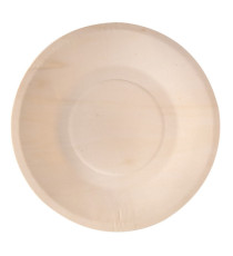 Piatto piano monouso - rotondo - diametro 21,5 cm - legno - colore naturale - Signor Bio - conf. 50 pezzi Piatto piano monouso - rotondo - diametro 21,5 cm - legno - colore naturale - Signor Bio - conf. 50 pezzi