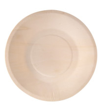 Piatto piano monouso - rotondo - diametro 21,5 cm - legno - colore naturale - Signor Bio - conf. 50 pezzi Piatto piano monouso - rotondo - diametro 21,5 cm - legno - colore naturale - Signor Bio - conf. 50 pezzi