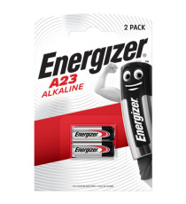 Pila A23  - E23A - alcalina - 12V - Energizer - blister 2 pezzi Pila A23  - E23A - alcalina - 12V - Energizer - blister 2 pezzi