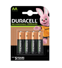 Pila stilo AA - 1,2V - Precharged  - ricaricabili - Duracell - blister 4 pezzi Pila stilo AA - 1,2V - Precharged  - ricaricabili - Duracell - blister 4 pezzi