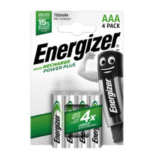 Pila ministilo AAA - 1,2V - Power Plus - ricaricabili - Energizer - blister 4 pezzi Pila ministilo AAA - 1,2V - Power Plus - ricaricabili - Energizer - blister 4 pezzi