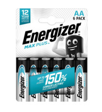 Pila stilo AA - 1,5V - Max Plus alcalina - Energizer - blister 6 pezzi Pila stilo AA - 1,5V - Max Plus alcalina - Energizer - blister 6 pezzi