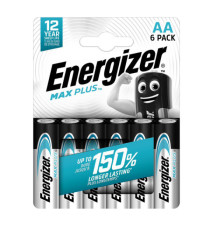 Pila stilo AA - 1,5V - Max Plus alcalina - Energizer - blister 6 pezzi Pila stilo AA - 1,5V - Max Plus alcalina - Energizer - blister 6 pezzi