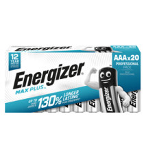 Pila ministilo AAA - 1,5V - Max Plus alcalina - Energizer - astuccio 20 pezzi Pila ministilo AAA - 1,5V - Max Plus alcalina - Energizer - astuccio 20 pezzi