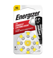 Pila per apparecchi acustici 10 Zinc Air - Energizer - blister 8 pezzi Pila per apparecchi acustici 10 Zinc Air - Energizer - blister 8 pezzi