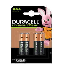 Pila ministilo AAA - 1,2V - Precharged - ricaricabili - Duracell - blister 4 pezzi Pila ministilo AAA - 1,2V - Precharged - ricaricabili - Duracell - blister 4 pezzi