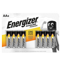 Pila stilo AA - 1,5V - Alkaline Power - Energizer - blister 8 pezzi Pila stilo AA - 1,5V - Alkaline Power - Energizer - blister 8 pezzi