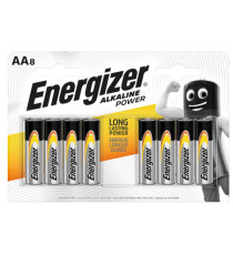 Pila stilo AA - 1,5V - Alkaline Power - Energizer - blister 8 pezzi Pila stilo AA - 1,5V - Alkaline Power - Energizer - blister 8 pezzi