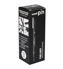 Pin fineliner - 11 gradazioni assortiti - nero - Uni Mitsubishi - gift box 11 pezzi