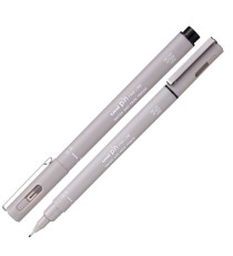 Pin fineliner - punta 0.5 mm - grigio chiaro - Uni Mitsubishi