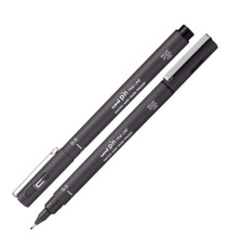 Pin fineliner - punta 0.5 mm - grigio scuro - Uni Mitsubishi Pin fineliner - punta 0.5 mm - grigio scuro - Uni Mitsubishi
