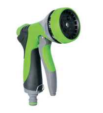 Pistola a doccia - 7 getti - alluminio - Verdemax Pistola a doccia - 7 getti - alluminio - Verdemax