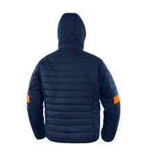 Piumino imbottito Bloom - taglia L - PE - blu/arancio - Deltaplus