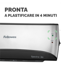 Plastificatrice Spectra - A4 - a caldo - Fellowes
