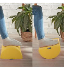 Poggiapiedi Ergo Cosy - giallo - Leitz