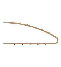 Poggiapiedi ergonomico ERGOFEET- legno - Alba