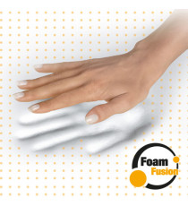 Poggiapolsi da tastiera in FoamFusion Microban PlusTouch - nero - Fellowes