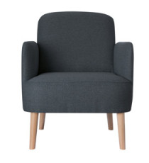 Poltrona Brooks - grigio antracite - Paperflow