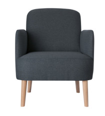 Poltrona Brooks - grigio antracite - Paperflow