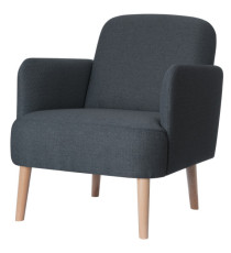 Poltrona Brooks - grigio antracite - Paperflow