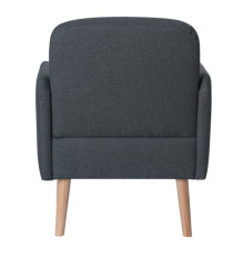 Poltrona Brooks - grigio antracite - Paperflow