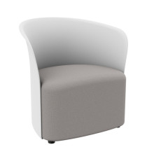 Poltrona Crown - bianco - Paperflow