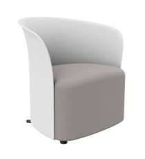 Poltrona Crown - bianco - Paperflow