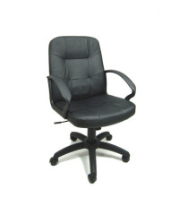 Poltrona direzionale Auriga AUD - con braccioli inclusi - nero - Unisit