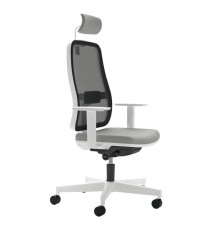 Poltrona direzionale Blaze BLYTBPG - con braccioli regolabili e poggiatesta - grigio - Unisit Poltrona direzionale Blaze BLYTBPG - con braccioli regolabili e poggiatesta - grigio - Unisit