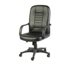 Poltrona direzionale Detroit HC4418H - con ruote e braccioli - nero - Serena Group