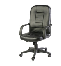 Poltrona direzionale Detroit HC4418H - con ruote e braccioli - nero - Serena Group