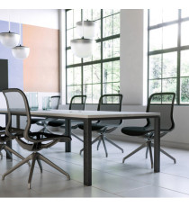 Poltrona direzionale Marilyn MYD4O - con braccioli inclusi- nero - Unisit