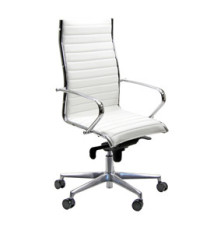 Poltrona direzionale Pollux new PNP - con braccioli inclusi - bianco - Unisit