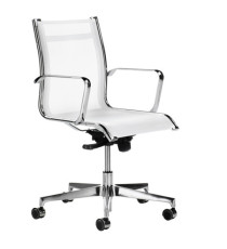 Poltrona direzionale Pollux PLD - con braccioli inclusi - bianco - Unisit Poltrona direzionale Pollux PLD - con braccioli inclusi - bianco - Unisit