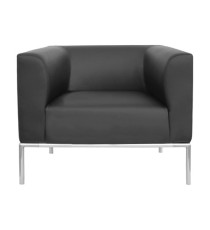 Poltrona Diwa DW1 - con braccioli inclusi - nero - Unisit Poltrona Diwa DW1 - con braccioli inclusi - nero - Unisit