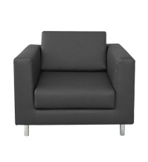 Poltrona Erica EK1 - con braccioli inclusi - nero - Unisit Poltrona Erica EK1 - con braccioli inclusi - nero - Unisit
