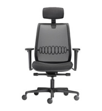 Poltrona operativa Aida - Nero - Unisit