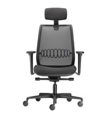 Poltrona operativa Aida - Nero - Unisit