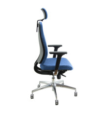 Poltrona semidirezionale Absolute ASAPG - con braccioli regolabili e poggiatesta- blu - Unisit Poltrona semidirezionale Absolute ASAPG - con braccioli regolabili e poggiatesta- blu - Unisit