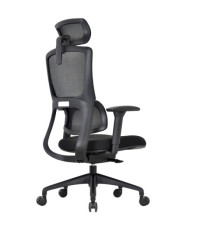 Poltrona semidirezionale Balance - in rete - Nero - Unisit