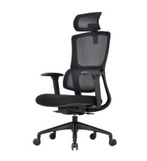 Poltrona semidirezionale Balance - in rete - Nero - Unisit