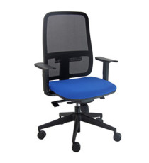 Poltrona semidirezionale Blaze BLYTN - con braccioli regolabili - blu - Unisit