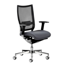 Poltrona semidirezionale Elite concept COT - con braccioli regolabili - nero - Unisit Poltrona semidirezionale Elite concept COT - con braccioli regolabili - nero - Unisit