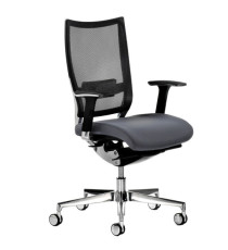 Poltrona semidirezionale Elite concept COT - con braccioli regolabili - nero - Unisit Poltrona semidirezionale Elite concept COT - con braccioli regolabili - nero - Unisit