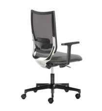 Poltrona semidirezionale Elite concept COTE - con braccioli regolabili - grigio - Unisit Poltrona semidirezionale Elite concept COTE - con braccioli regolabili - grigio - Unisit