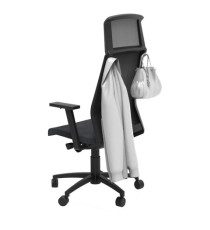Poltrona semidirezionale Light LLNPRO - con braccioli regolabili - nero - Unisit Poltrona semidirezionale Light LLNPRO - con braccioli regolabili - nero - Unisit
