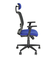 Poltrona semidirezionale Molly MLAPG - con braccioli regolabili e poggiatesta - blu - Unisit Poltrona semidirezionale Molly MLAPG - con braccioli regolabili e poggiatesta - blu - Unisit