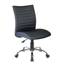 Poltrona visitatore San Francisco S - con ruote - nero - Serena Group